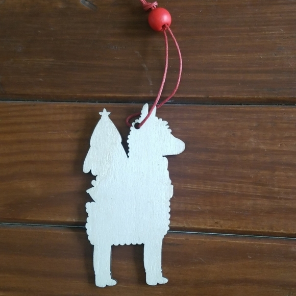 HP! Last 1! Llama Christmas tree wooden ornament - Picture 5 of 5